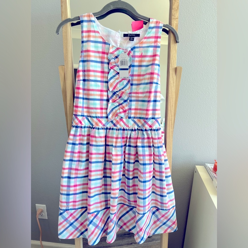 Nautica Girls Cotton Dress XL(16)